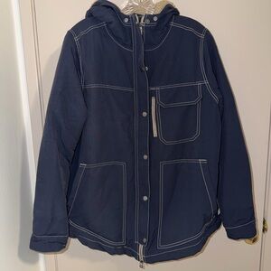 Toad&Co Navy Forester Pass Sherpa Parka - Large